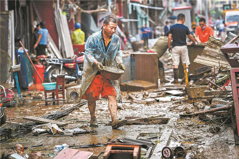 洪災(zāi)過后重建家園